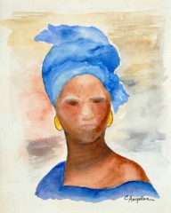 Blue Headdress