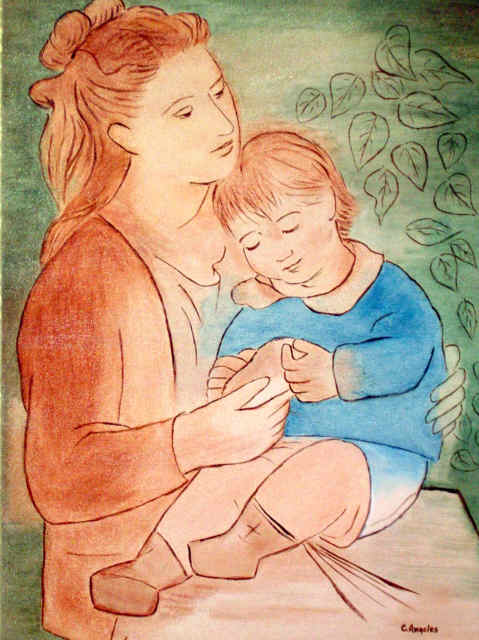 Picasso's Mother and Child